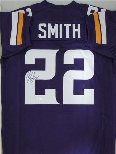 HARRISON SMITH SIGNED CUSTOM VIKINGS JERSEY - JSA